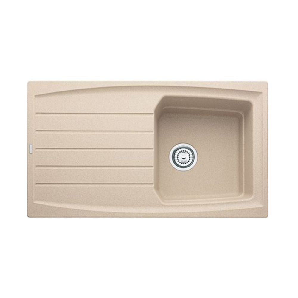 Lavello 1 vasca con gocciolatoio reversibile Franke ATG 611 86x50 avena