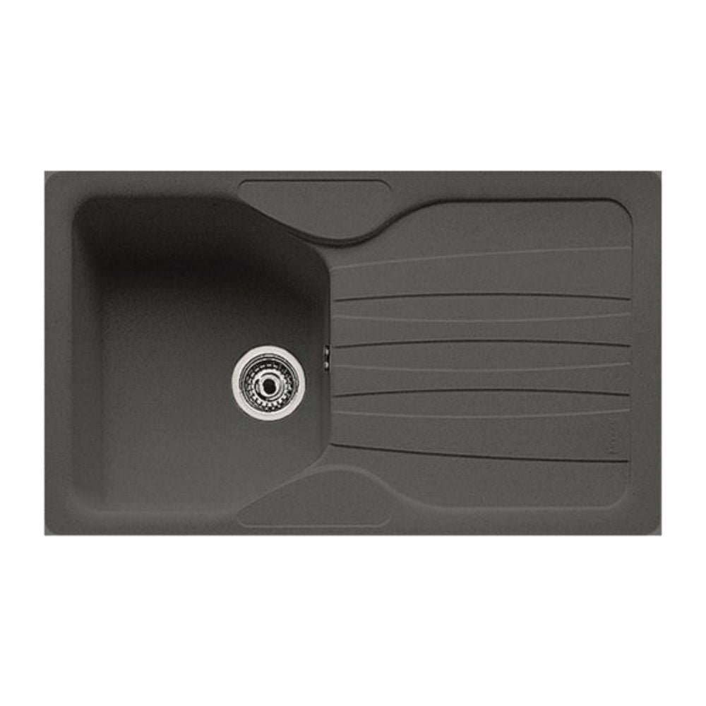 Lavello 1 vasca con gocciolatoio reversibile Franke CUG 611 in fragranite grafite