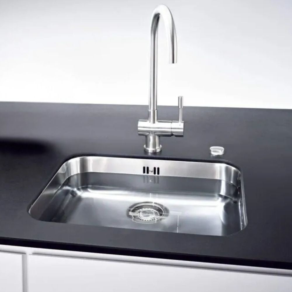 Lavello 1 vasca Franke Gax 110-45 sottotop 45x40 inox satinato