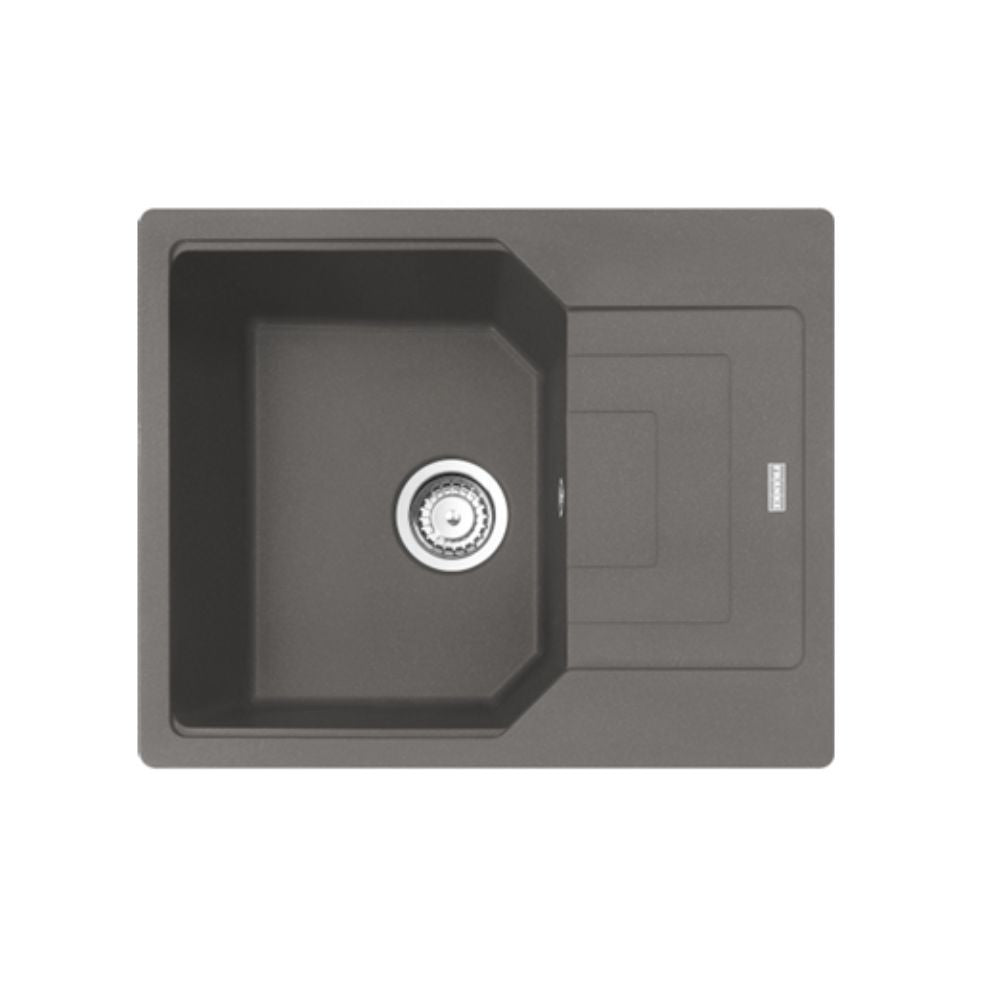 Lavello 1 vasca Franke UBG61152 Storm 62x50 con gocciolatoio reversibile in fragranite stone grey