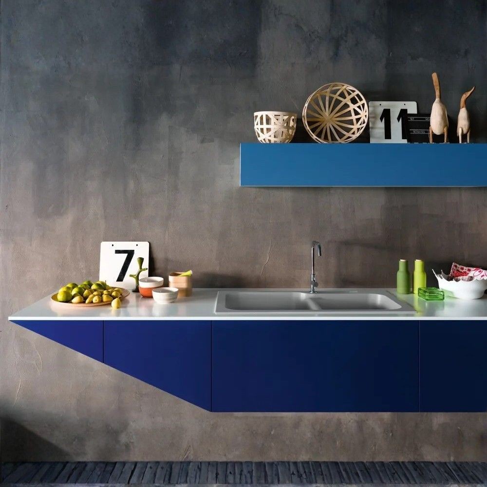 Lavello da incasso 2 vasche Franke KID 620 tectonite 83x50 cm. colore grigio
