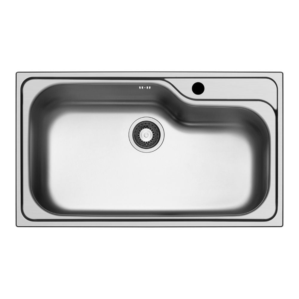 Lavello da incasso Ionio 1 vasca 86x50 inox scatolato singolarmente