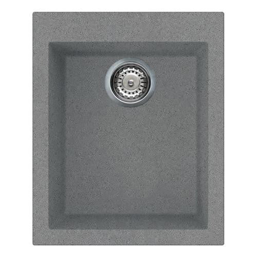 Lavello monovasca Smeg VZ40TT fragranite titanio 40 cm