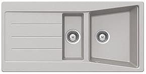 Lavello Smeg LC102AL 100x50 cm 1 vasca +1/2 con gocciolatoio reversibile