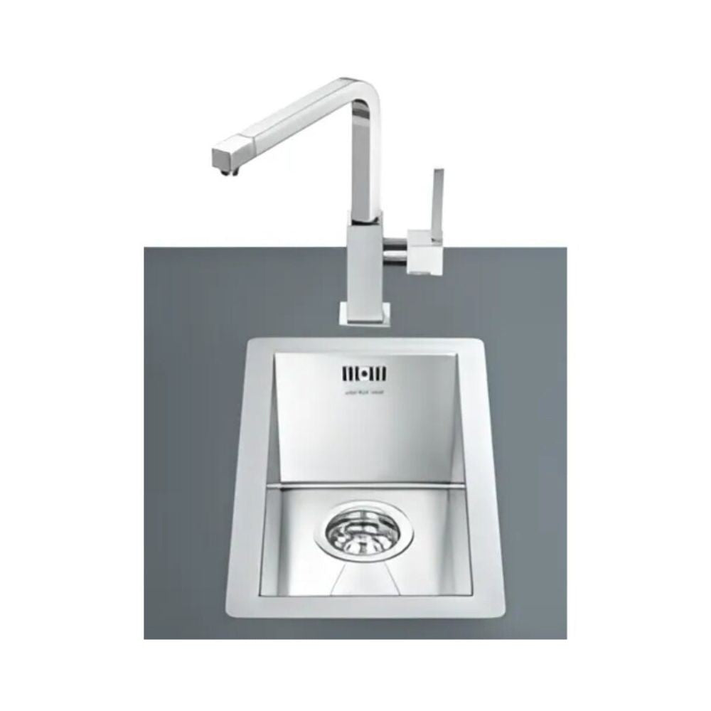 Lavello Smeg VQ20 una vasca 26.7x46.4 cm filotop inox