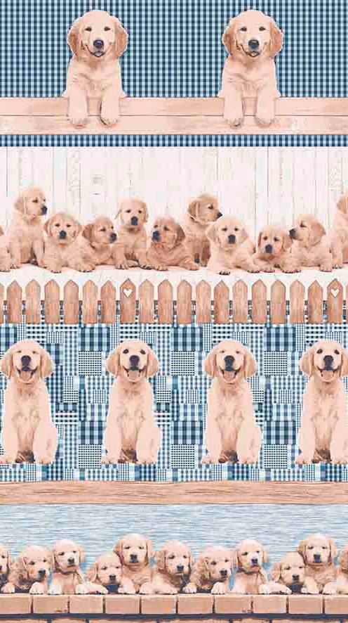 Lenzuola matrimoniale puro cotone 100% con animali cani cagnolini cuccioli - Milano 7 Arte e Design