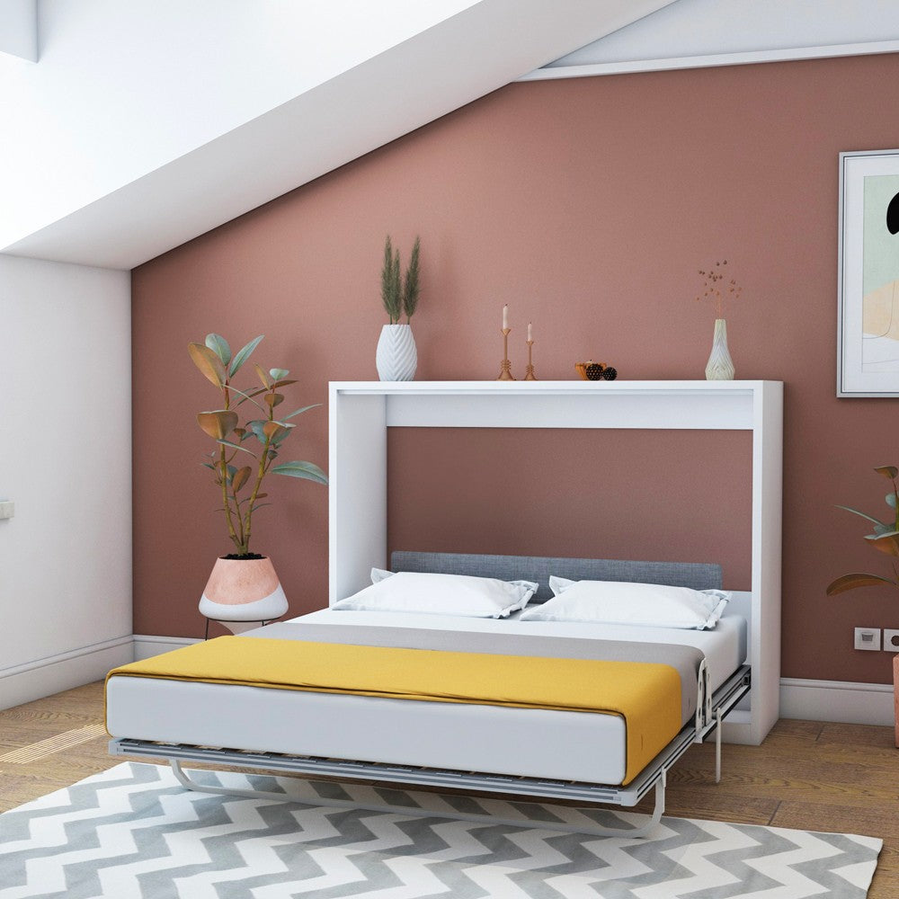 Letto matrimoniale a scomparsa Capsule colore bianco