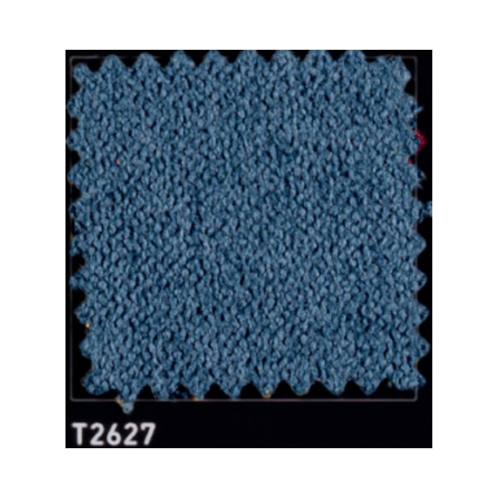 Letto matrimoniale Aki contenitore testiera cuciture verticali colore blu