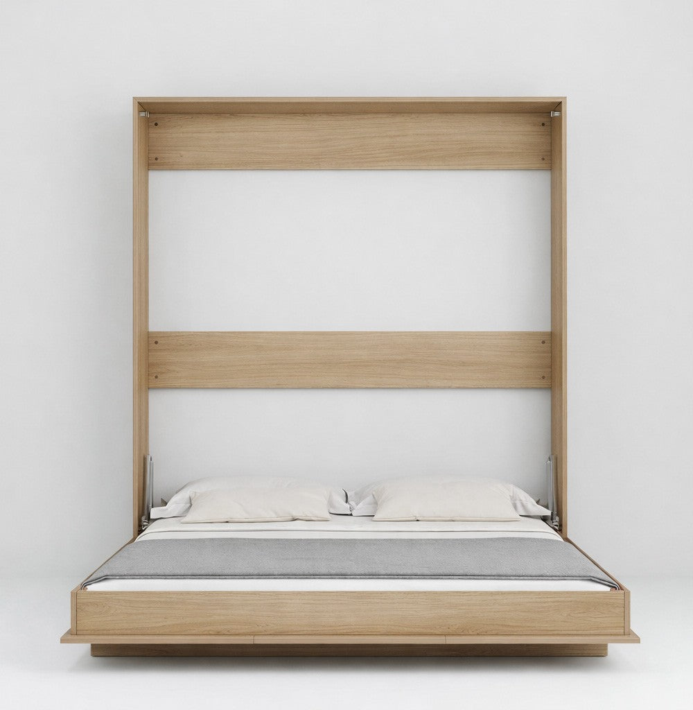 Letto matrimoniale estraibile Primer colore rovere