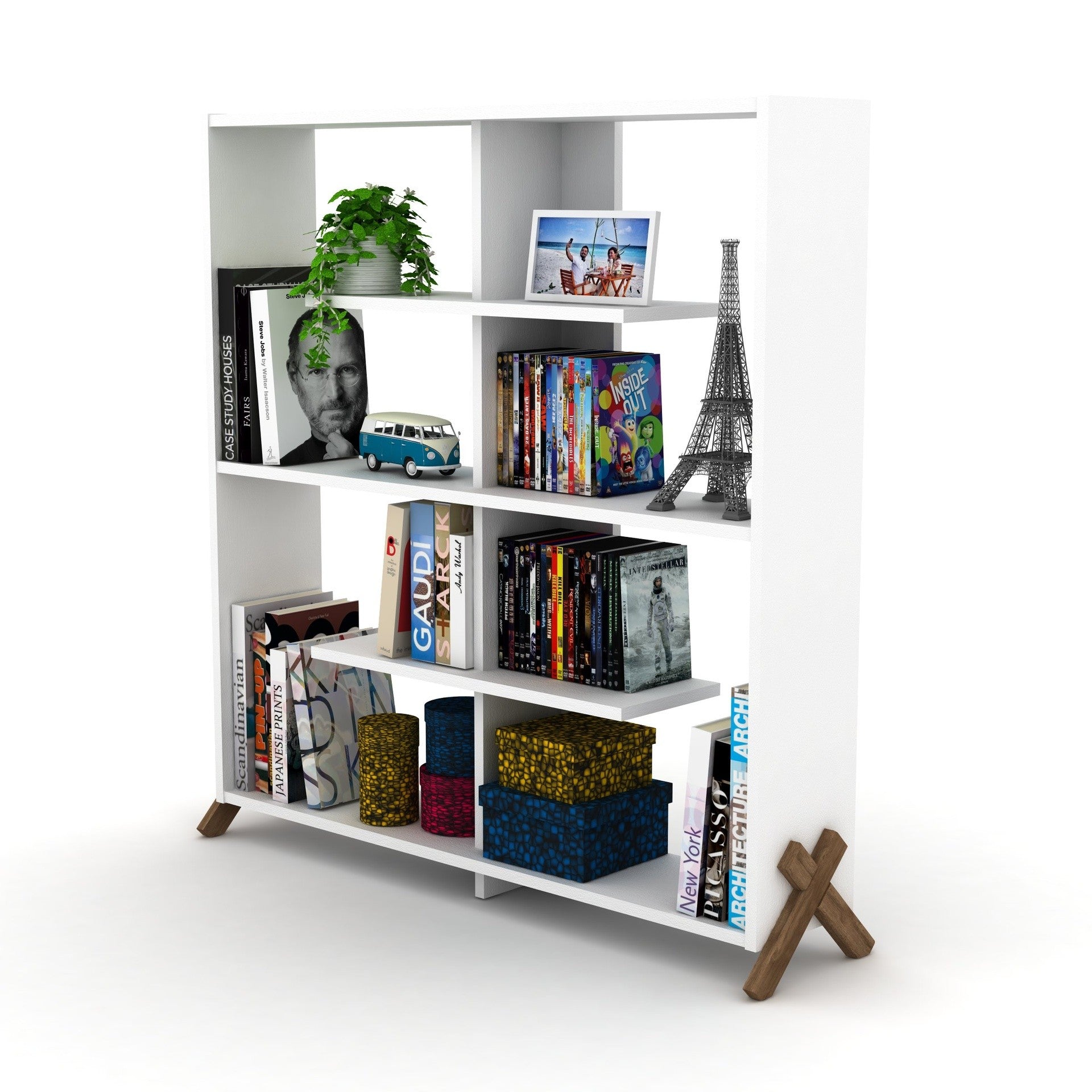 Libreria Kipp bianca
