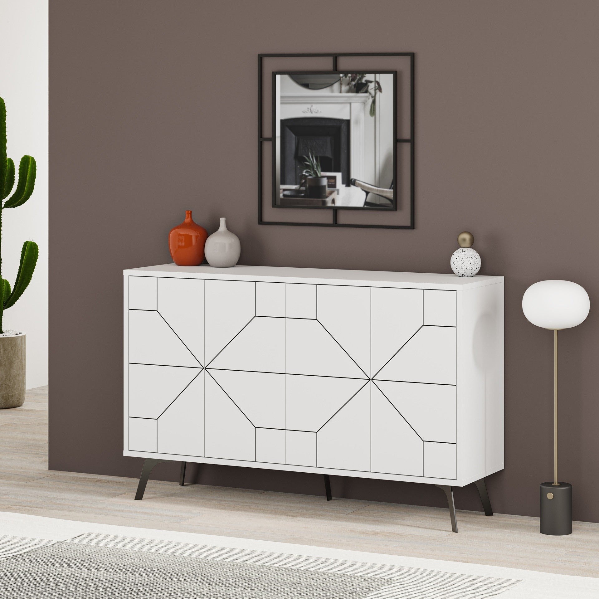 Madia 4 ante Dune colore bianco