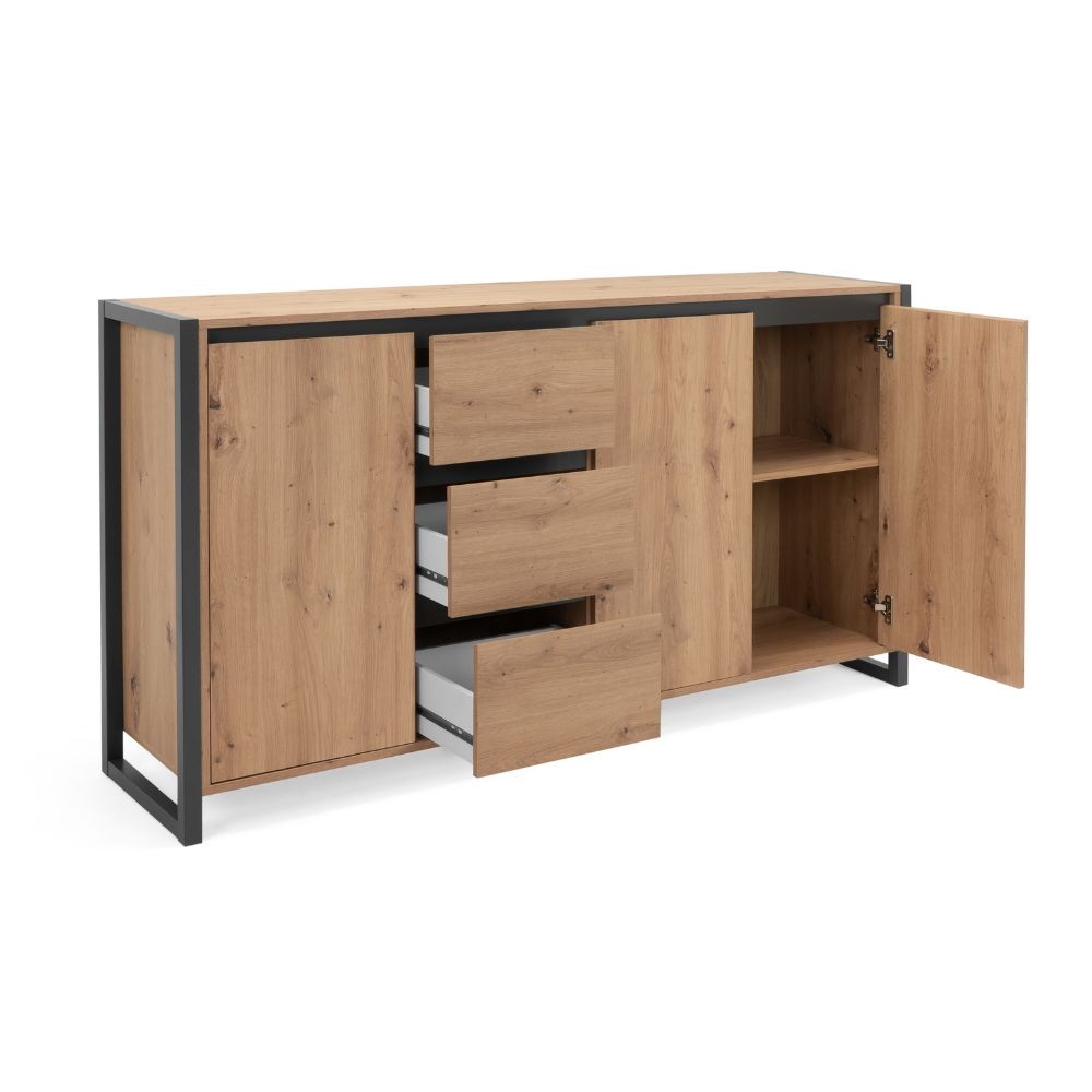 Madia Denver 3 160x40x88H quercia antracite