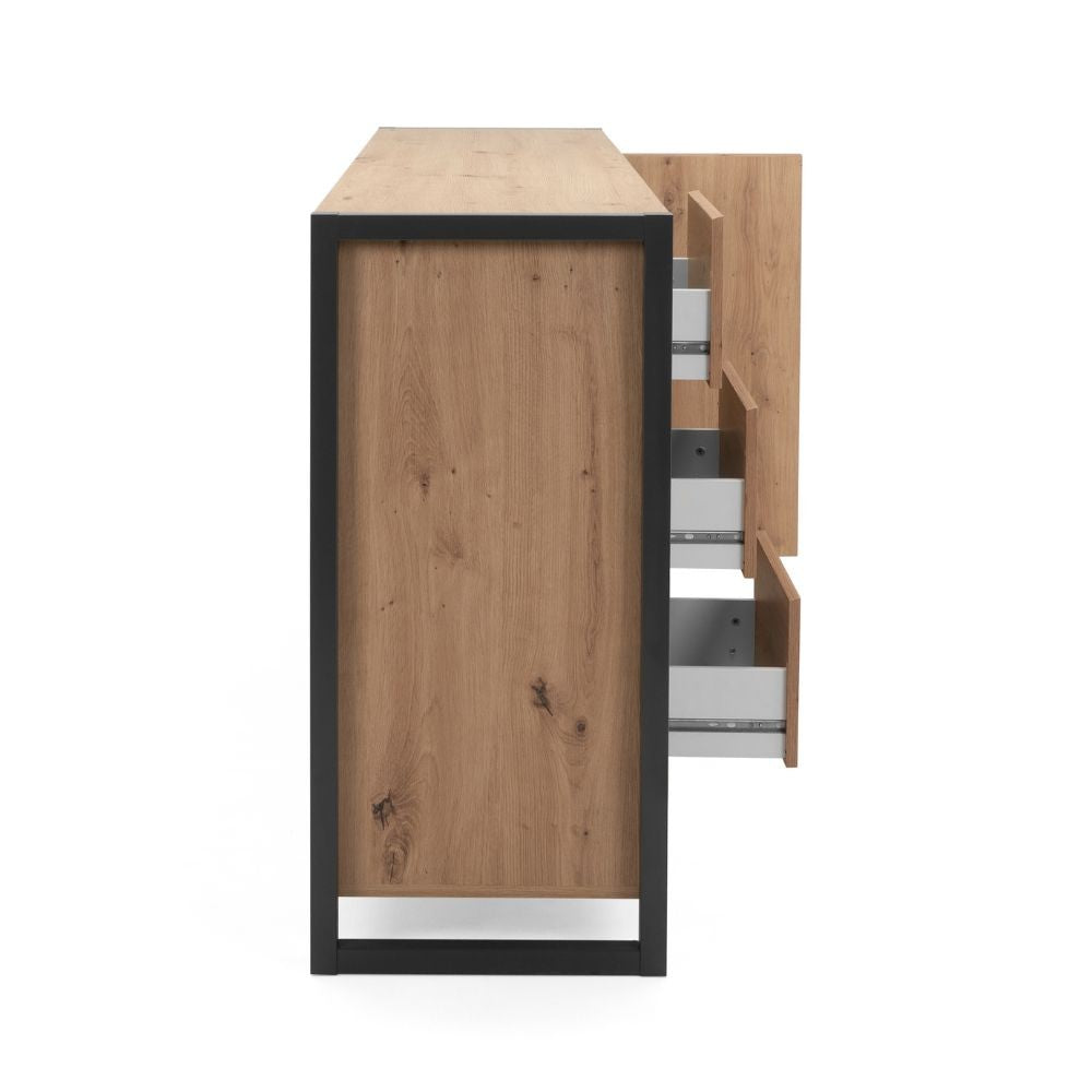 Madia Denver 3 160x40x88H quercia antracite