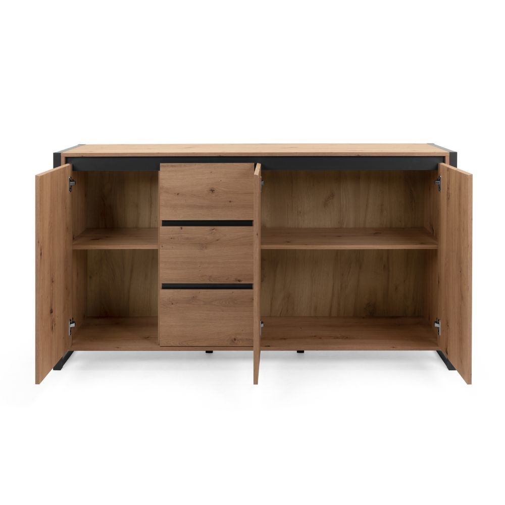 Madia Denver 3 160x40x88H quercia antracite