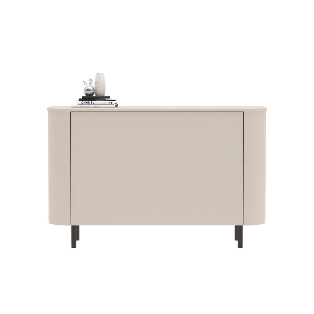 Madia Marini con 2 ante 130x43x85 H cm colore cashmere