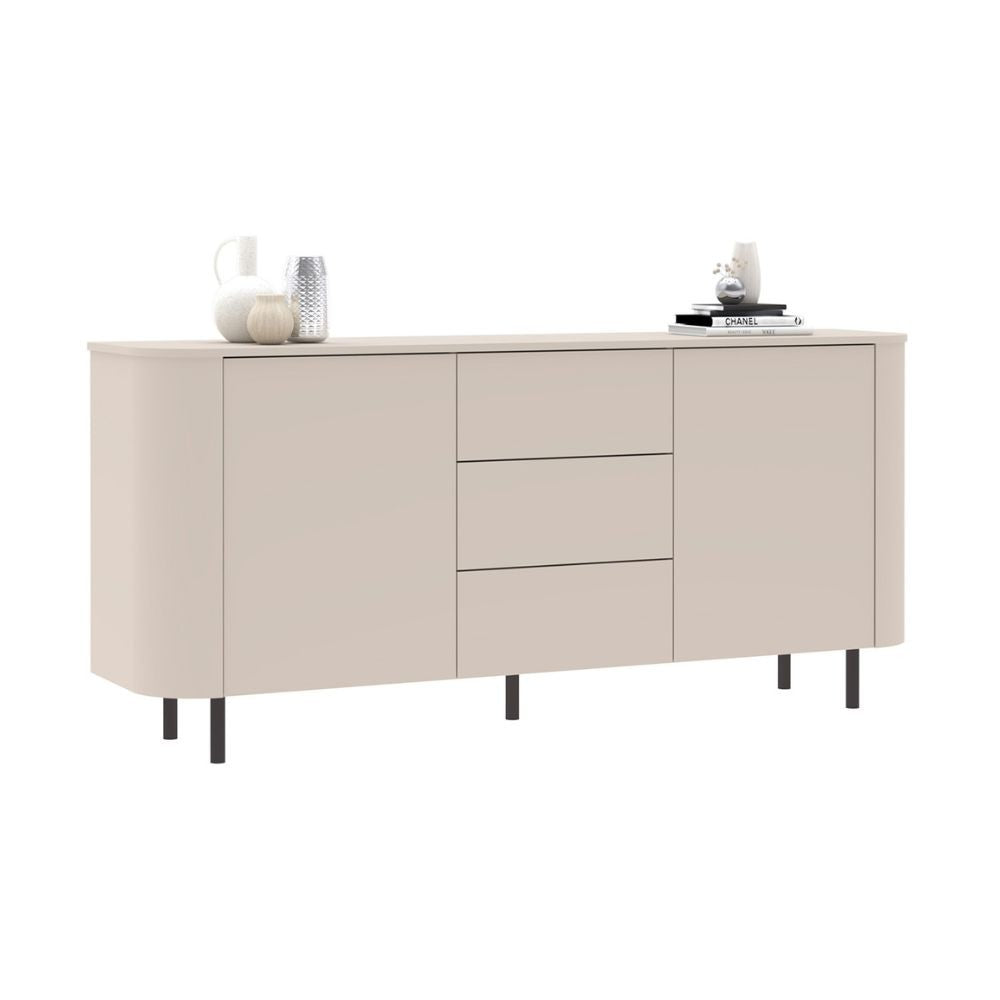 Madia Marini con 2 ante e 3 cassetti colore cashmere
