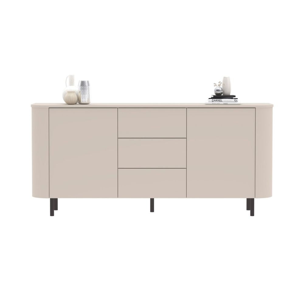 Madia Marini con 2 ante e 3 cassetti colore cashmere
