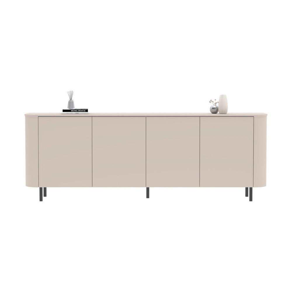 Madia Marini con 4 ante 230x43x85 H cm colore cashmere