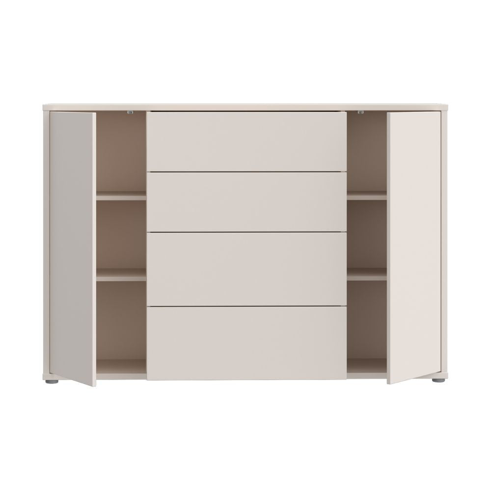 Madia Medea 4 cassetti e 2 ante colore cashmere