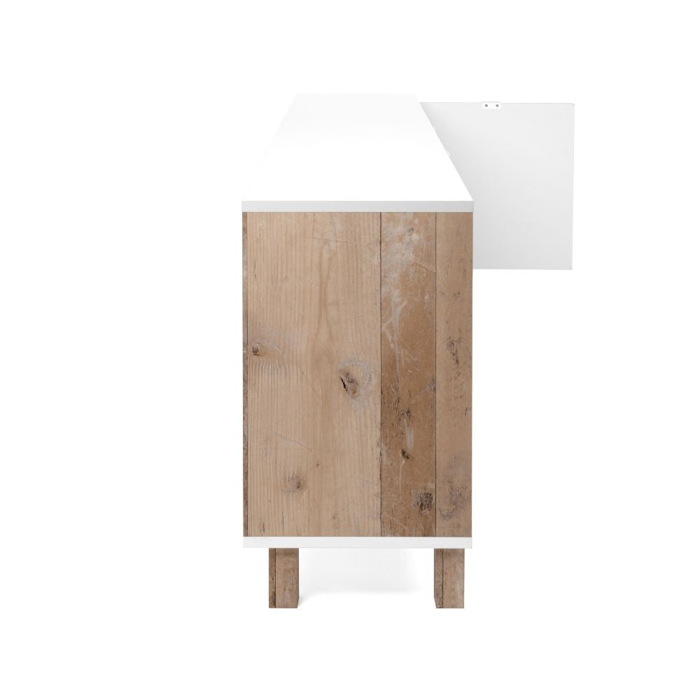 Madia Menorca 57A 3 ante bianco rovere 200x35x64,5