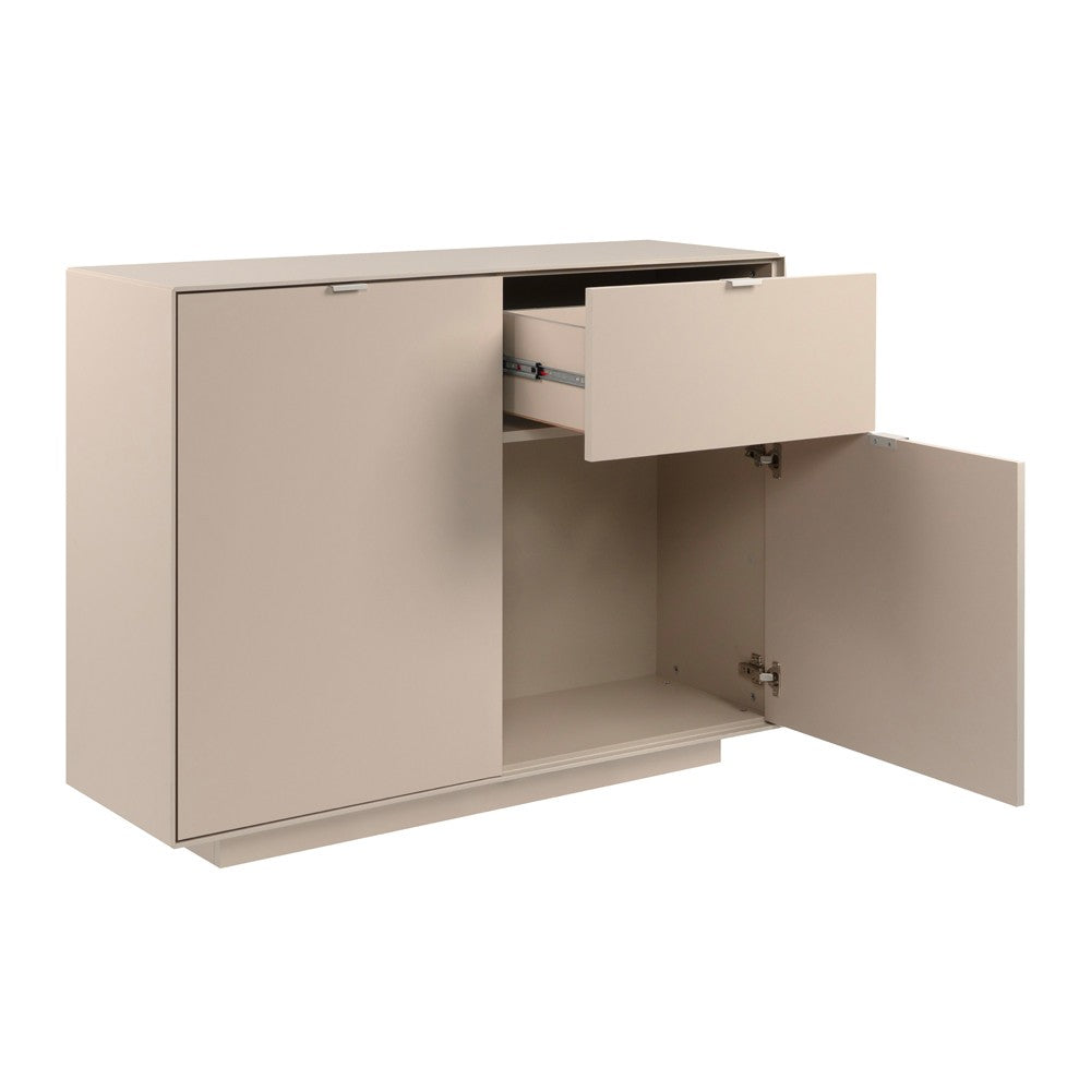 Madia Sivas 01A con 1 cassetto e 2 ante colore cashmere