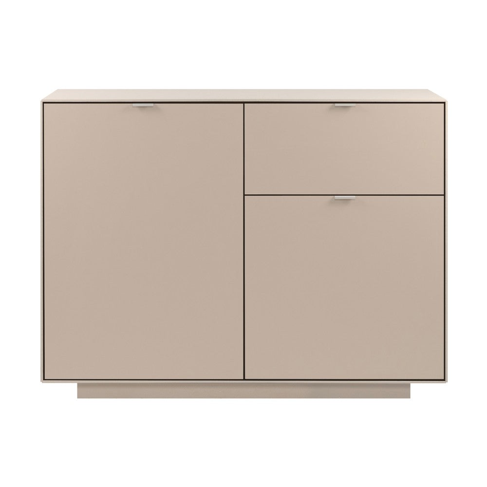 Madia Sivas 01A con 1 cassetto e 2 ante colore cashmere