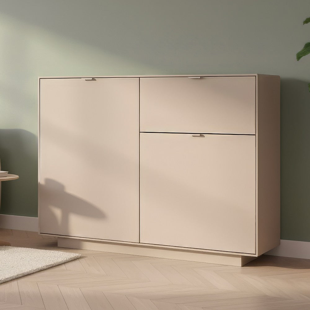 Madia Sivas 01A con 1 cassetto e 2 ante colore cashmere