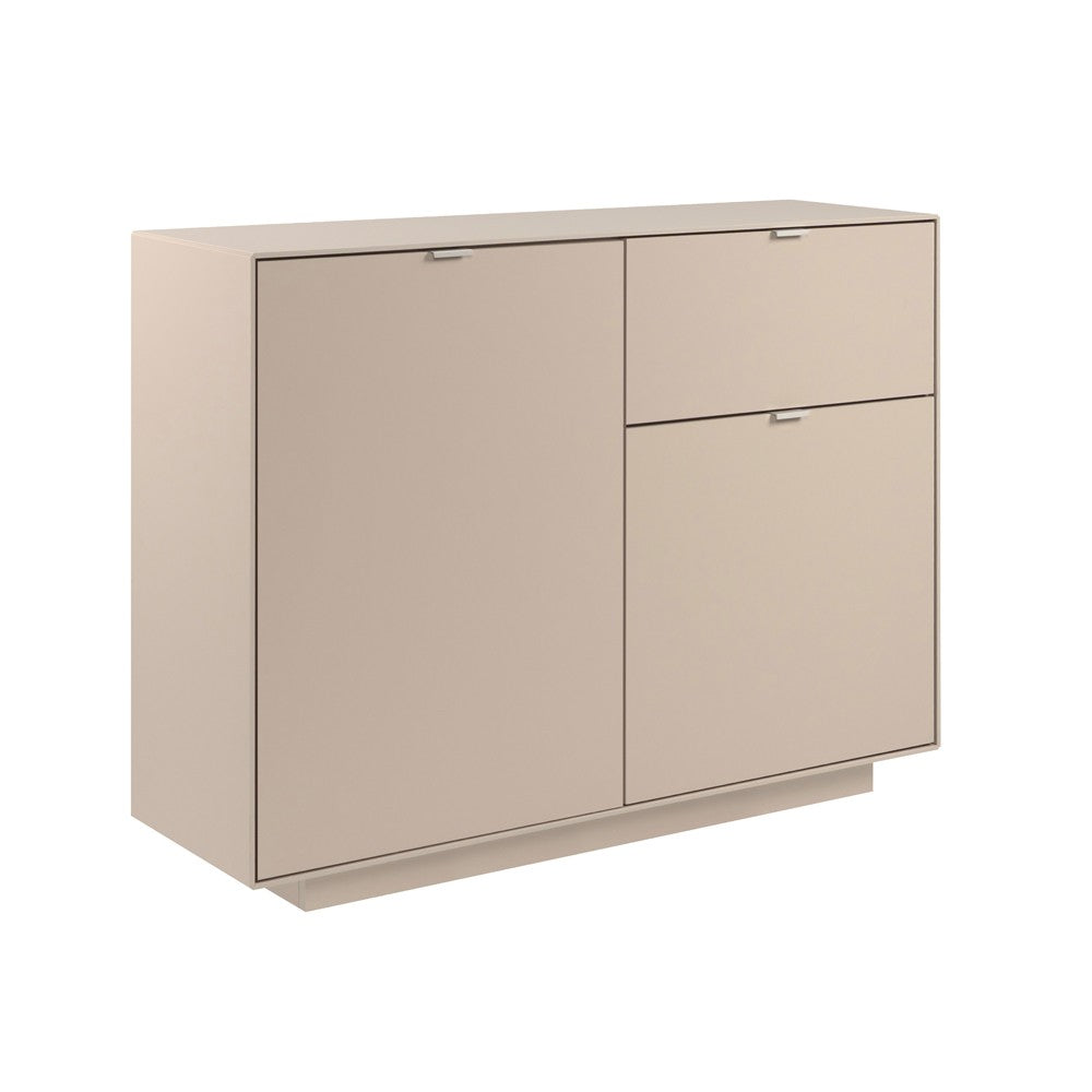 Madia Sivas 01A con 1 cassetto e 2 ante colore cashmere