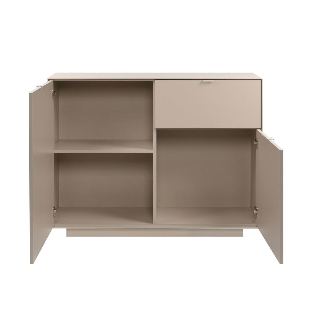 Madia Sivas 01A con 1 cassetto e 2 ante colore cashmere