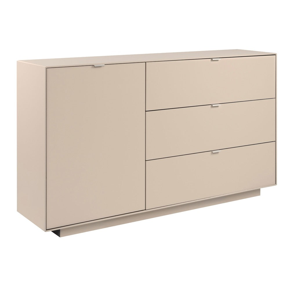 Madia Sivas 51A con 3 cassetti e 1 anta colore cashmere