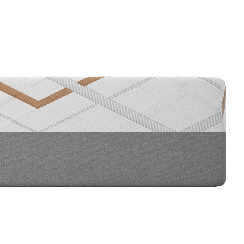Materasso matrimoniale Corvo con memory foam molle insacchettate e tessuto rinfrescante sfoderabile 160x190x30H cm.