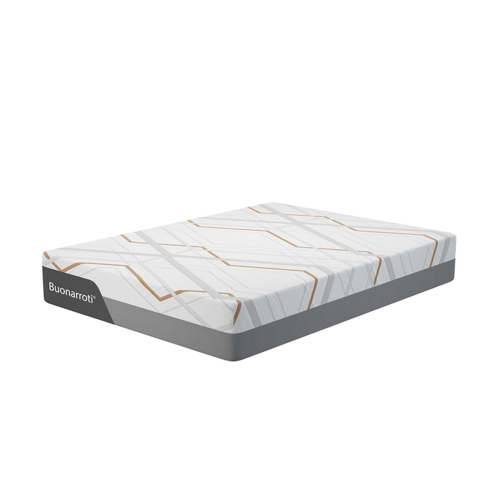 Materasso matrimoniale Corvo con memory foam molle insacchettate e tessuto rinfrescante sfoderabile 160x190x30H cm.