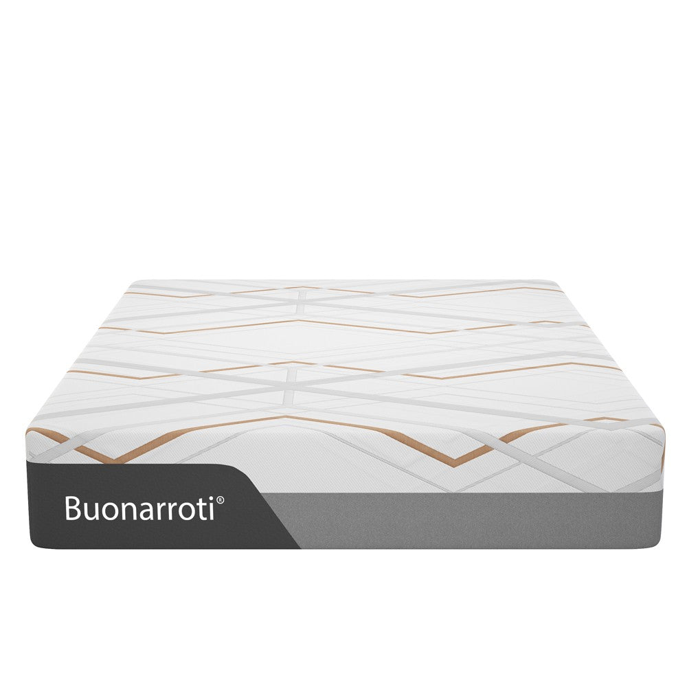 Materasso matrimoniale Corvo con memory foam molle insacchettate e tessuto rinfrescante sfoderabile 160x200x30H cm.