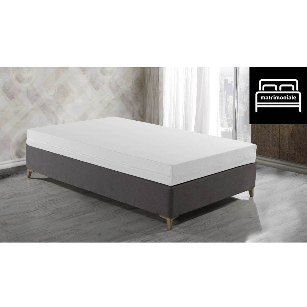 Materasso matrimoniale Gravity antibatterico sfoderabile 160x190xH15 cm