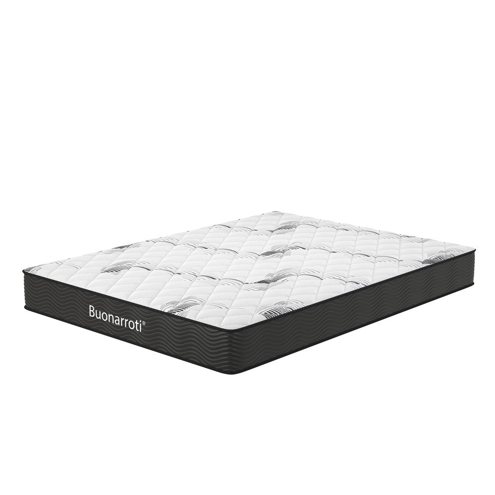 Materasso matrimoniale Tarico 160x190x22.3 H cm. con molle insacchettate e strato in memory foam
