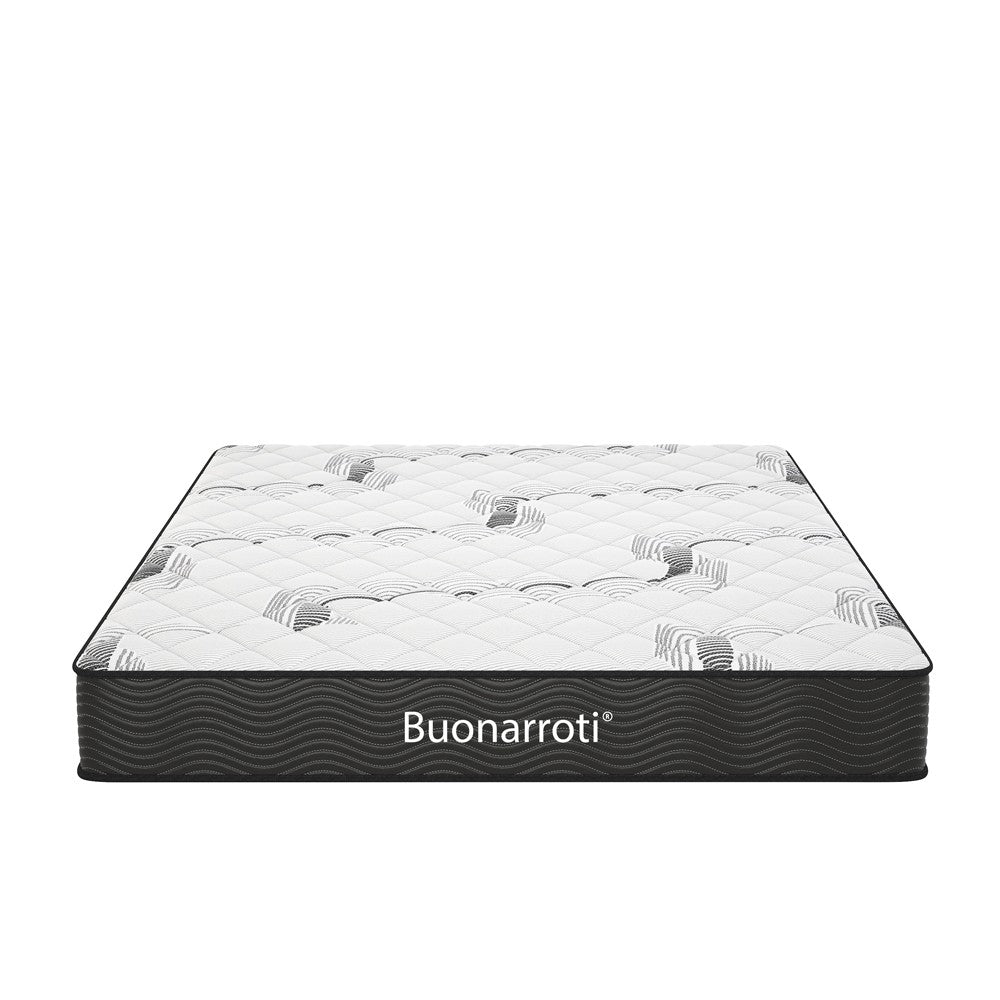 Materasso matrimoniale Tarico 160x190x22.3 H cm. con molle insacchettate e strato in memory foam