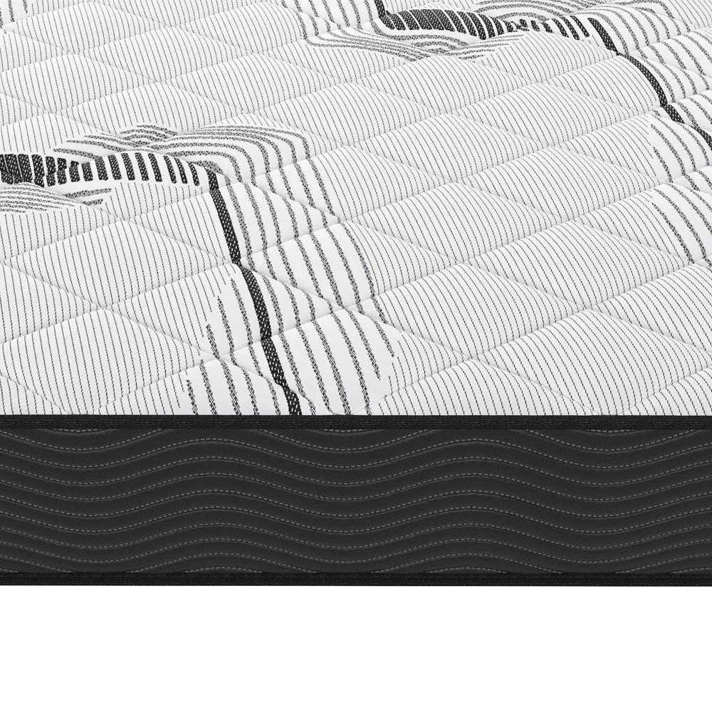 Materasso matrimoniale Tarico 160x190x22.3 H cm. con molle insacchettate e strato in memory foam