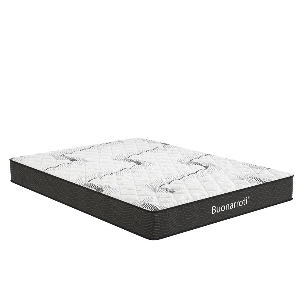Materasso matrimoniale Tarico 160x190x22.3 H cm. con molle insacchettate e strato in memory foam