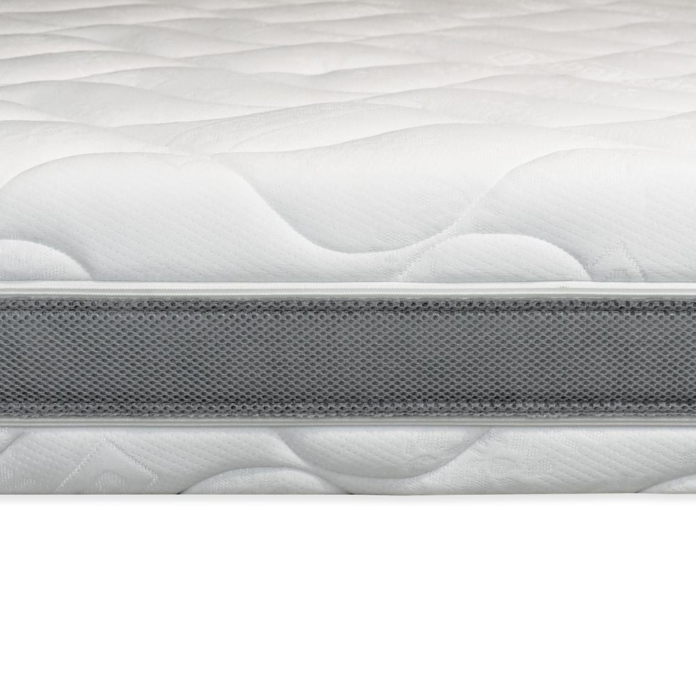 Materasso una piazza e mezza Supermemory25 con strato in memory foam 120x190x H 23cm. sfoderabile