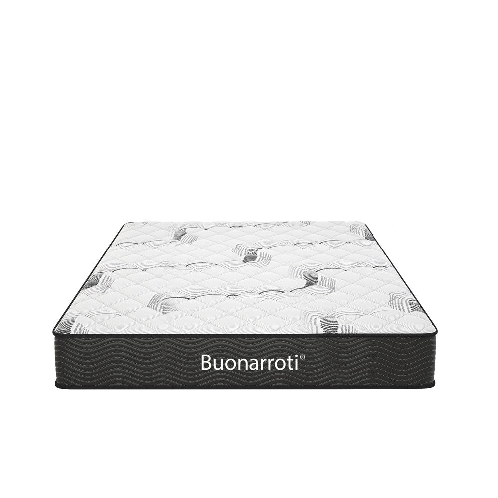 Materasso una piazza e mezza Tarico 120x190x22.3 H cm. con molle insacchettate e strato in memory foam