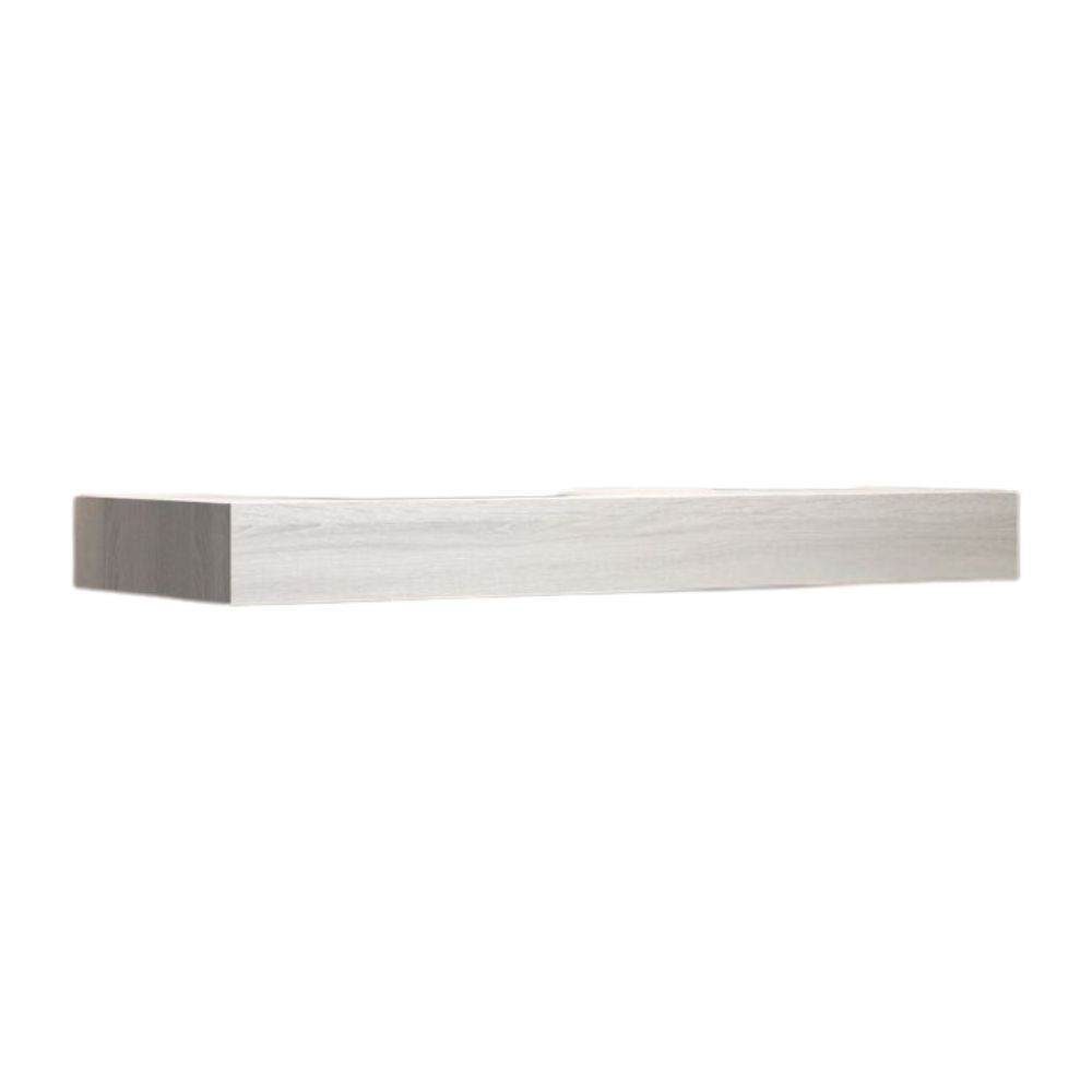 Mensola d'appoggio Ely per lavabo colore rovere grigio ghiaccio 120x45x12 cm.