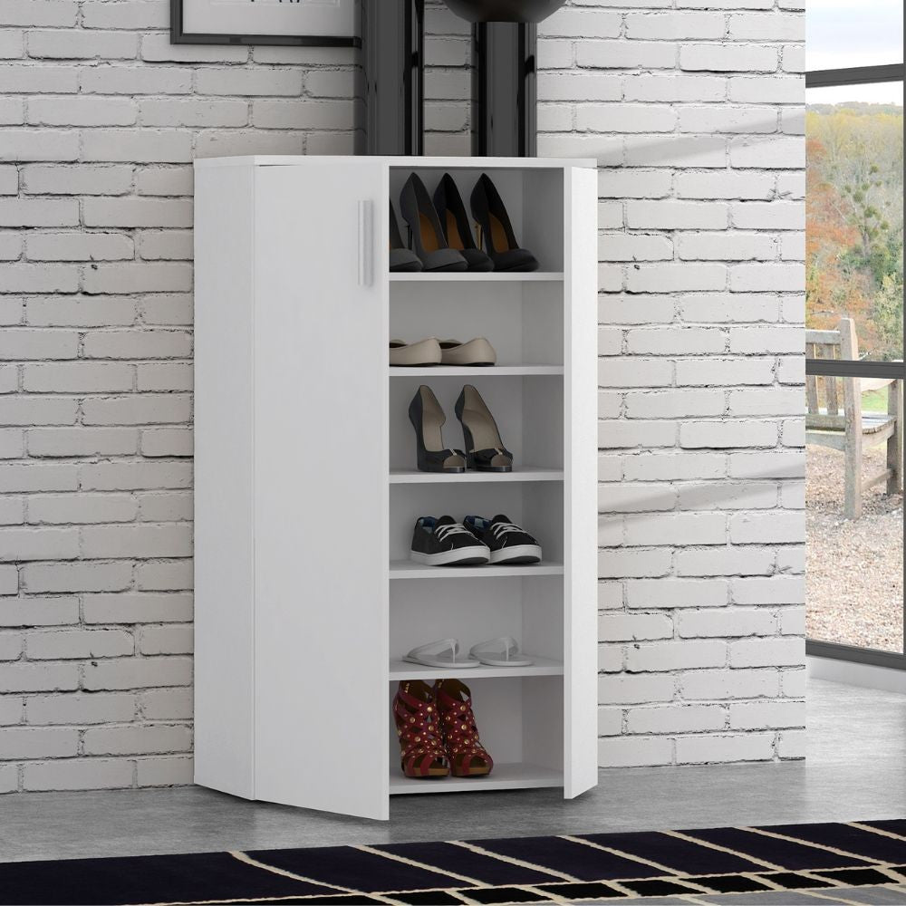 Mobile multiuso Lucio 2 ante H 120cm. colore bianco
