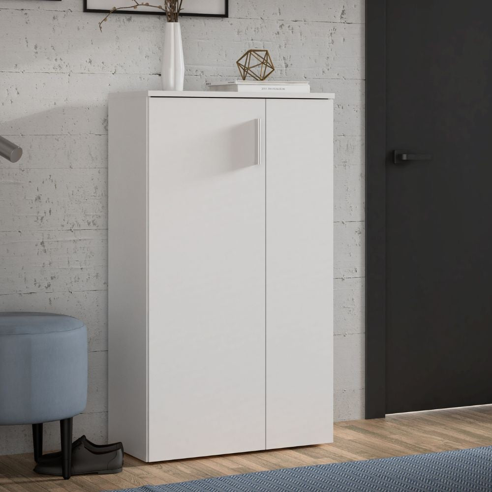 Mobile multiuso Lucio 2 ante H 120cm. colore bianco