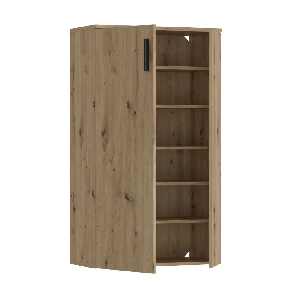 Mobile multiuso Lucio 2 ante H 120cm. colore rovere