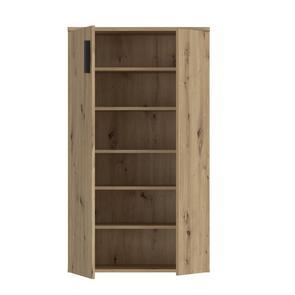 Mobile multiuso Lucio 2 ante H 120cm. colore rovere