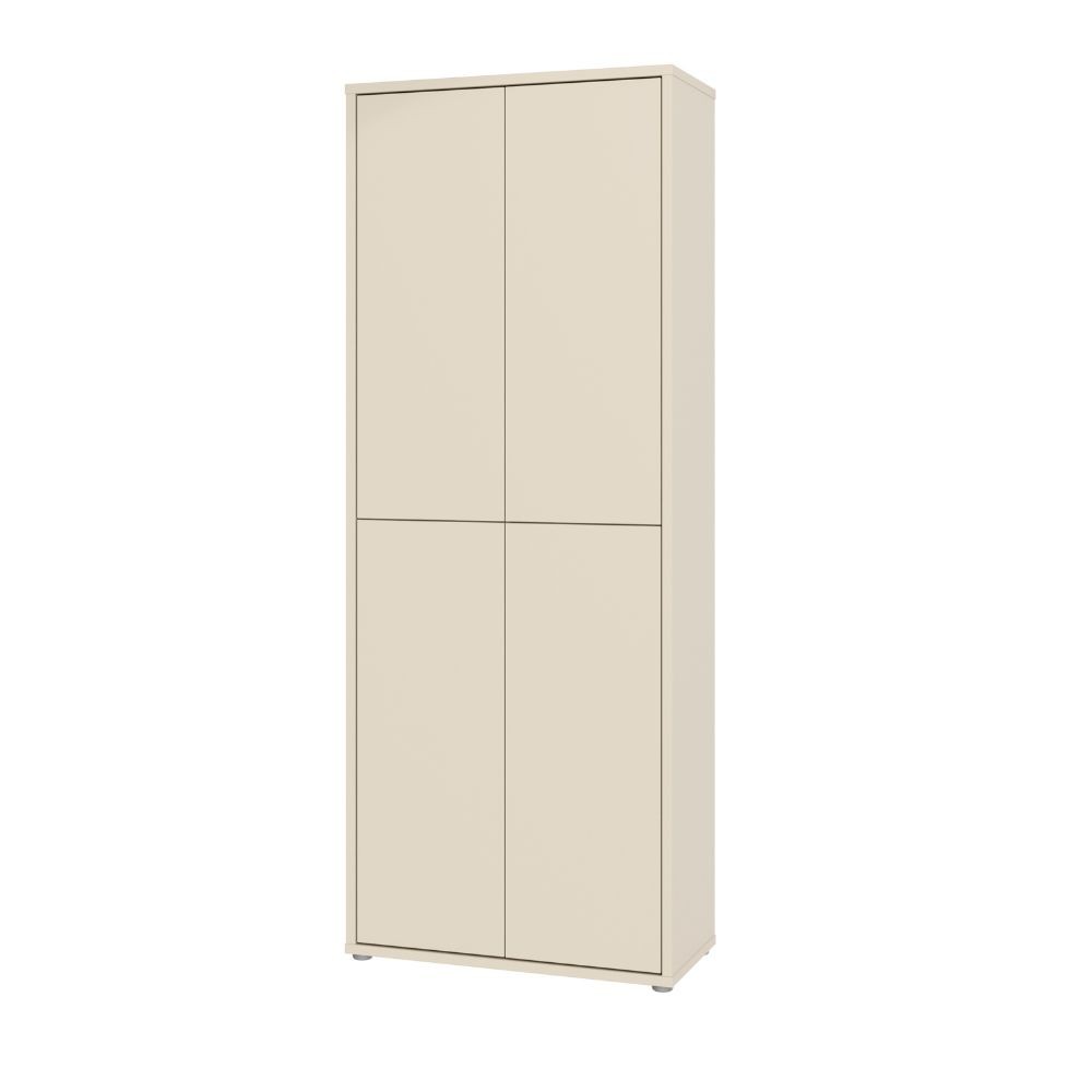 Mobile multiuso Medea 4 ante colore cashmere 74.5x34.9xH 191.9 cm.