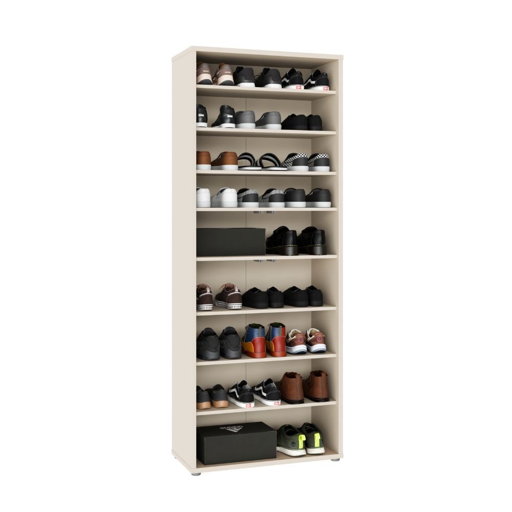 Mobile multiuso Medea 4 ante colore cashmere 74.5x34.9xH 191.9 cm.