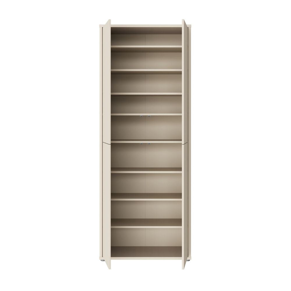 Mobile multiuso Medea 4 ante colore cashmere 74.5x34.9xH 191.9 cm.