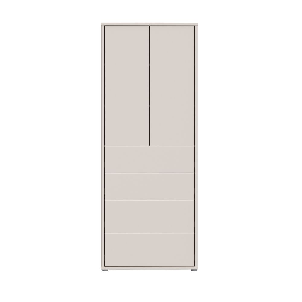Mobile multiuso Medea 4 cassetti e 2 ante colore cashmere