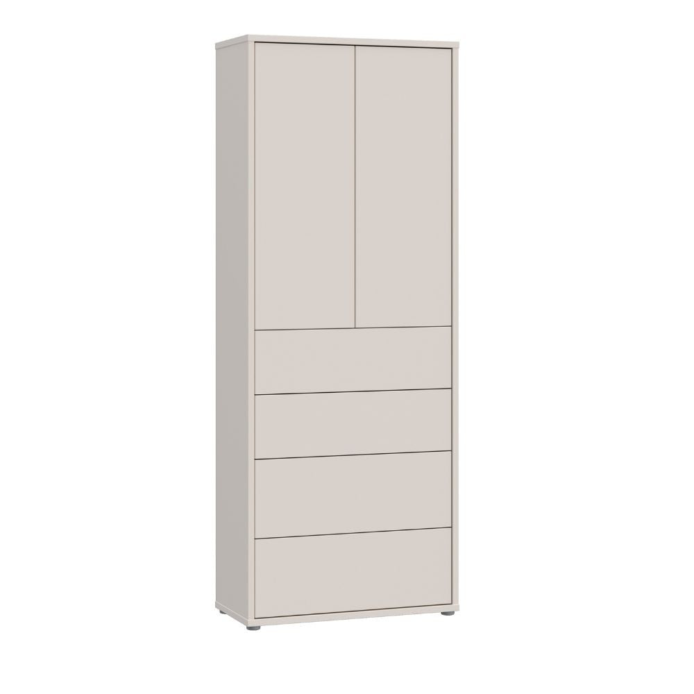 Mobile multiuso Medea 4 cassetti e 2 ante colore cashmere